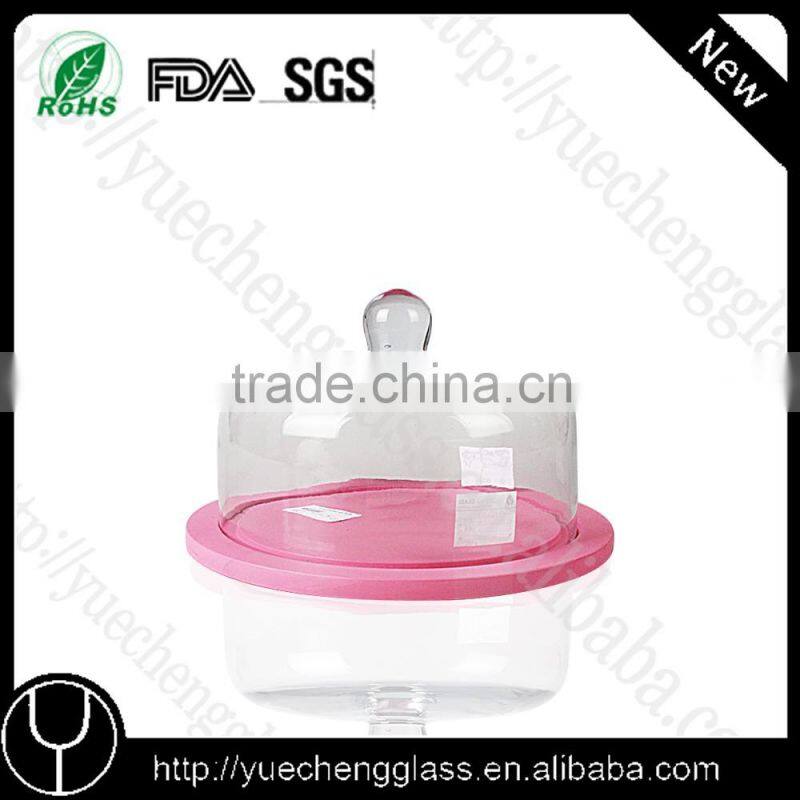 26cm glass cake dome cover and dmx super led dome plus glass cake dome