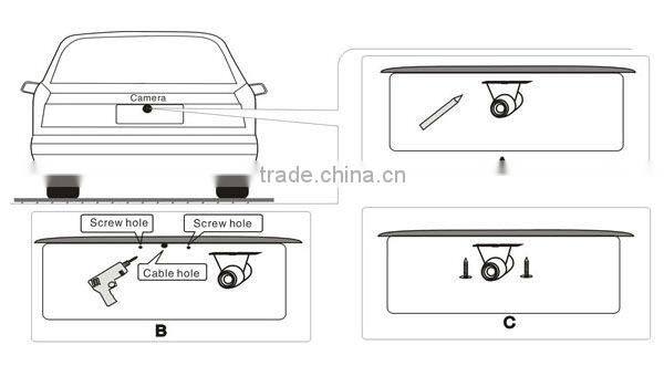 Mini digital color waterproof camera with FCC certificate