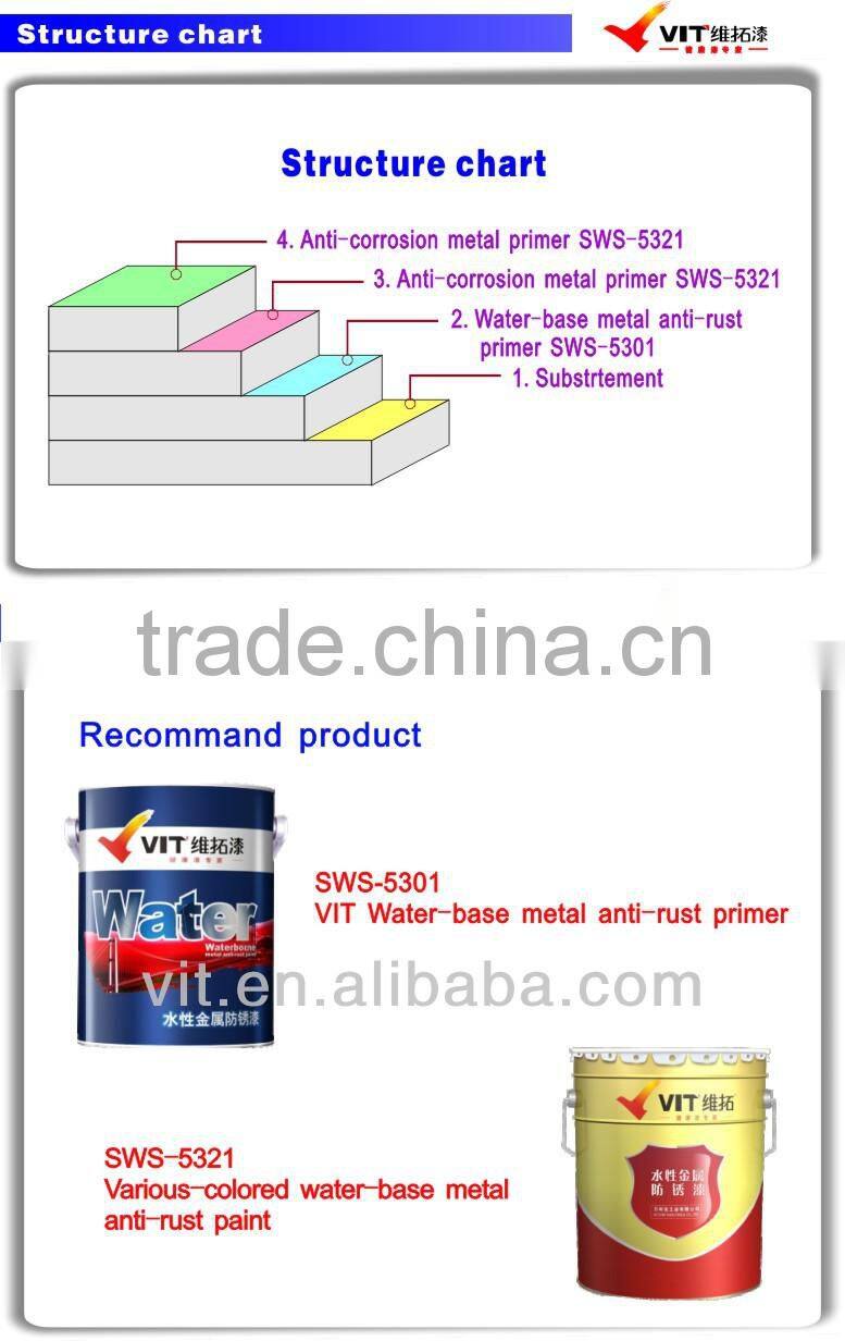 VIT-5301 Perfect Effect water-base metal anti-rust primer paint