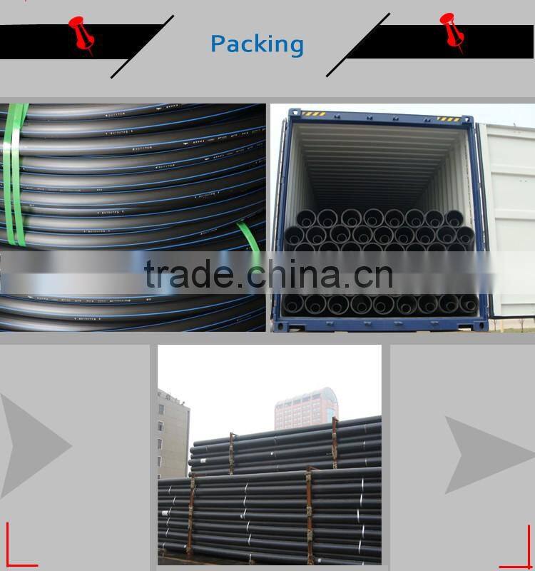 Supply different sizes plastic water pipe price from China
