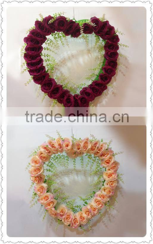Factory direct wholesale heart shape decorative flower balls