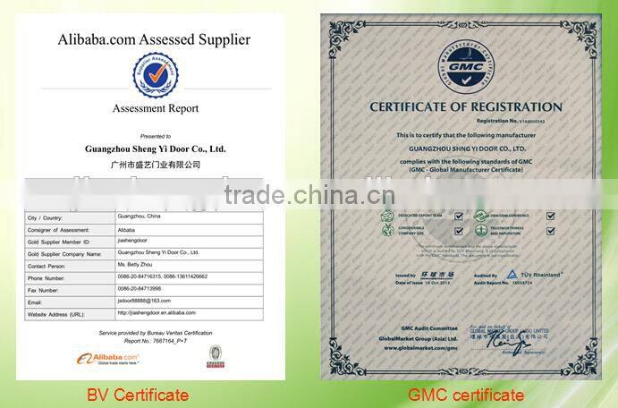 Hard red cherry plain wood bedroom door for modern hous design