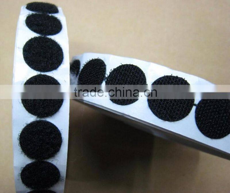 Good sticky Adhesive tape hook and loop dots back with glue