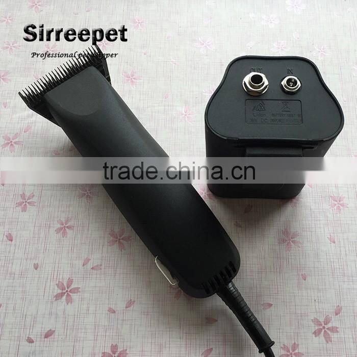80W Professional 2-speed cordless rechargeable lady electric horse clipper with 10w 70mm wide blade