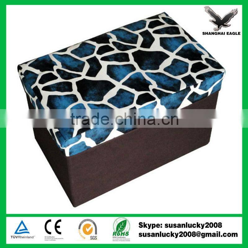 Storage Seat Stool with Logo Printed (diectly from factory)