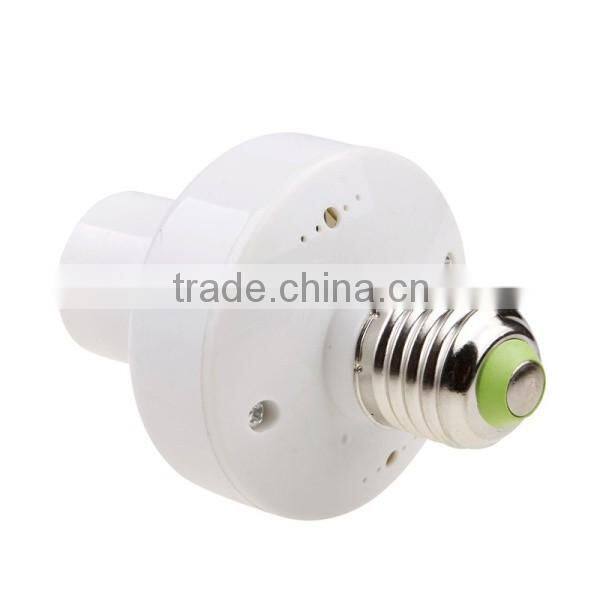 E27 Screw Wireless Remote Control Light Lamp Bulb Holder 4 Cap Socket Switch