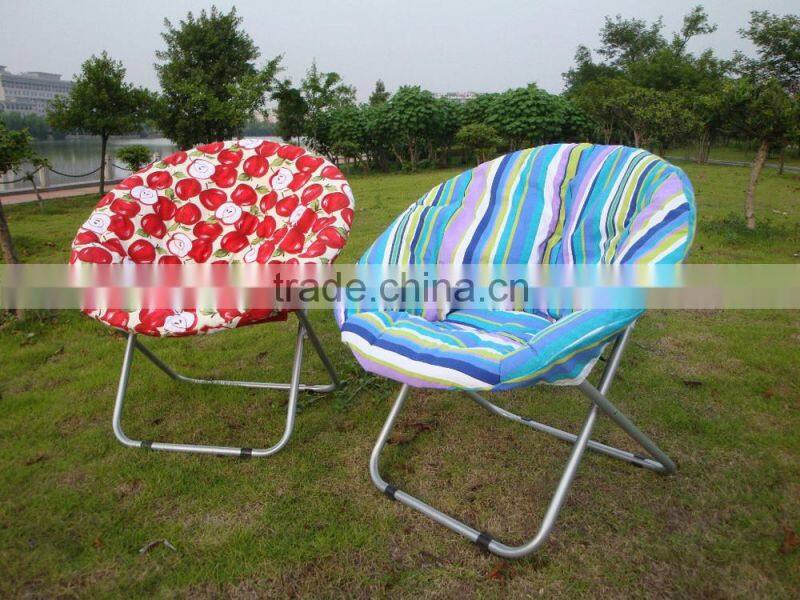 Luxury outdoor portable folding moon chair