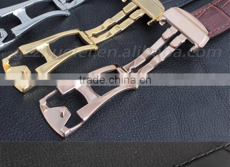 2015 Fashion Croco grain calf leather watch band leather watch strap 19mm 20mm 22mm