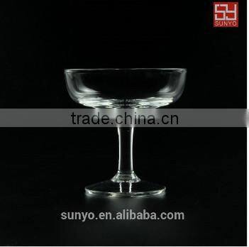 Sodalime Clear transparent leadfree customized size margaret glass cup high quality handmade mouthblown