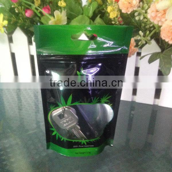 popular oblique triangle bottom stand up pouch 23x25