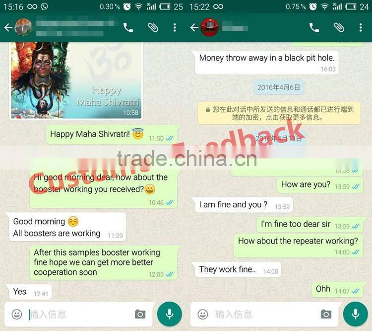 300~1500sqm coverage 900 1800 2100mhz tri band gsm repeater mobile signal booster