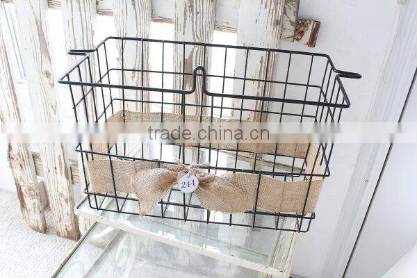 Garden hanging iron plants pot tray wall ounted kitchen wall shelf