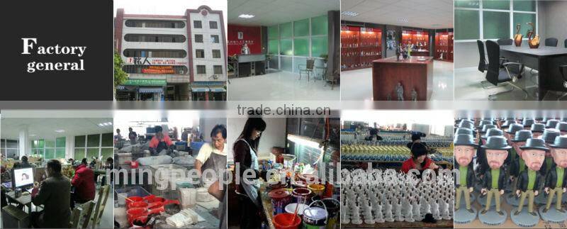 Custom personal Man Bobble Head with guitar standing