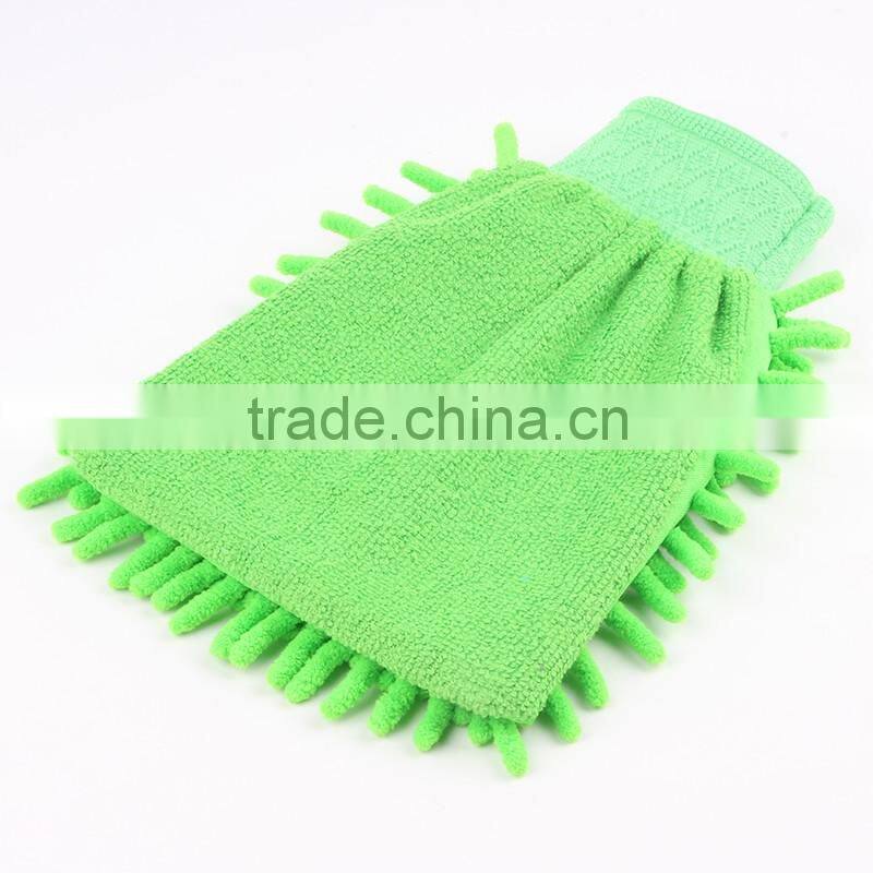 Chenille Microfiber Household Car Cleaning Gloves