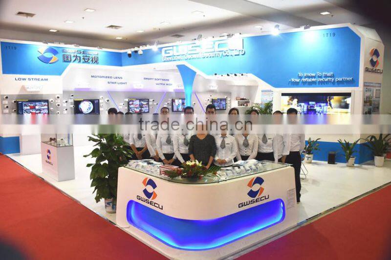 Home surveillance Poe CCTV kit with 4 network IP cameras Face recognition