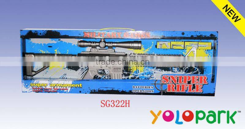 2013 newest and hot sale kids bright 7 color lights b/o plastic toys gun