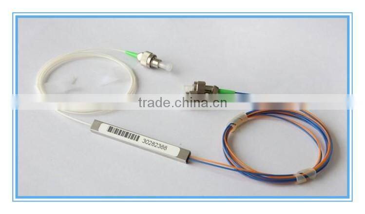China factory 1x32 1x64 cassette/ABS BOX type 2.0mm FTTH passive PLC splitter
