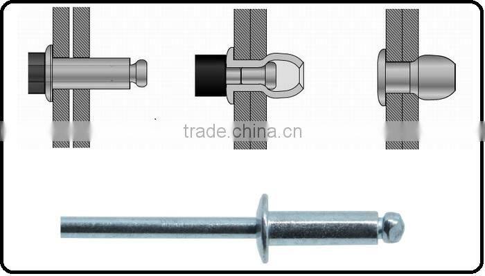 FACTORY DOME HEAD ISO15979 FULL STEEL/STEEL BLIND RIVETS
