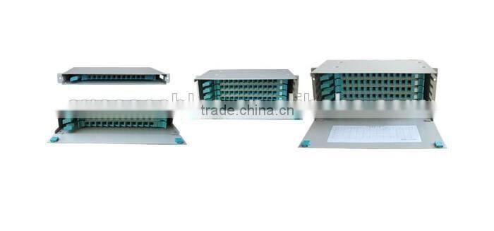 Fiber Optic Termination Box 12/16/24 Port Wall Mounted Fiber Optic Patch Panel ,Metal Termination Box
