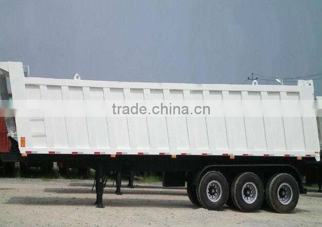 Tri-axles U Shape 30CBM Aluminum/Carbon steel Tipping Trailer For Transportation Grain Trailer Truck