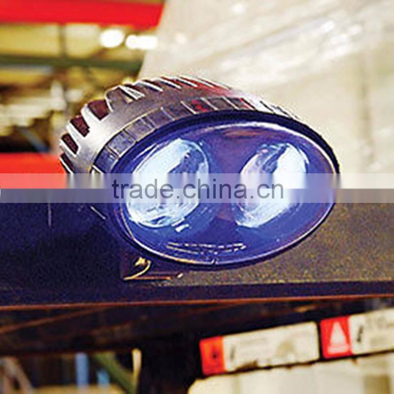 WM-1010B 10W C-REE Blue LED Forklift Safety Light Spot Light Warehouse Safe Warning Light 10-100V LED 550LM