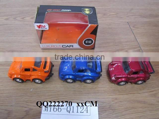 1:38 pull back Metal car-2 open the door 3 colors,toys car for kids