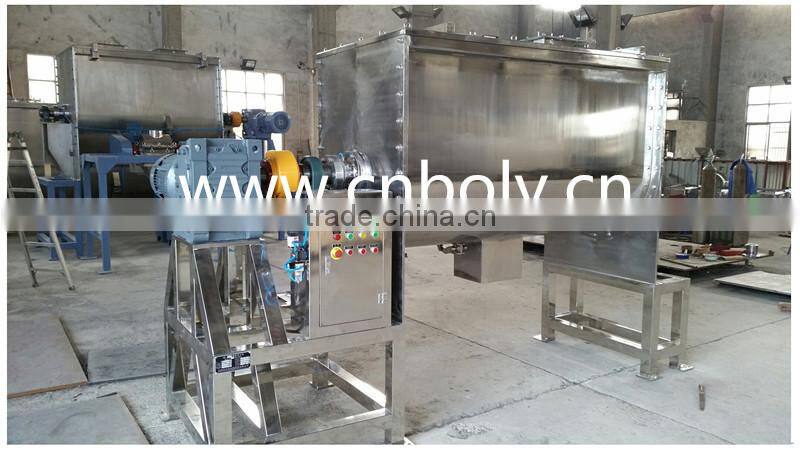 Double auger shaped mixer double paddle mixer machine