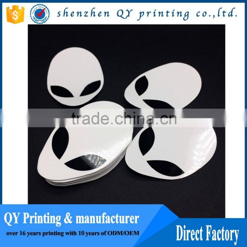 custom color printing adhesive vinyl outdoor label stickers