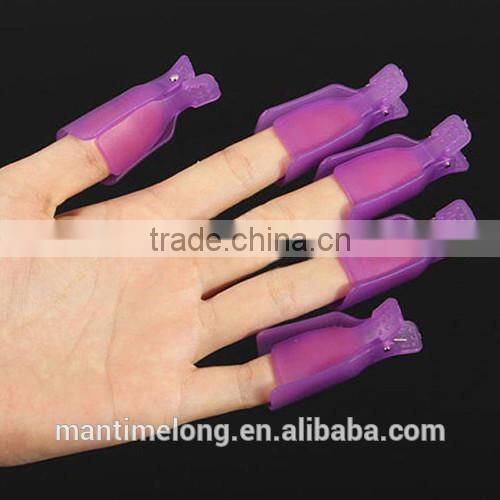 10Pcs Plastic Acrylic gel polish remover polish remover nail tool