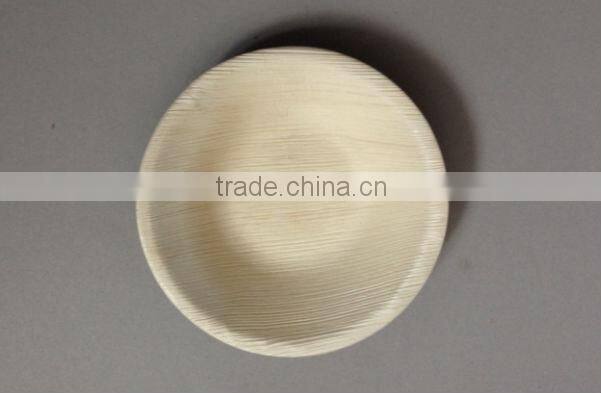 6'' palm leaf round bowl