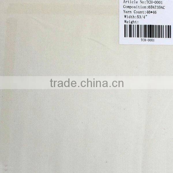 45*45 piece dyed polyester and cotton blended fabric