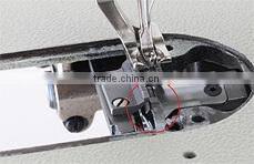 computer-controlled direct drive heavy duty top and bottom feed lockstitch sewing machine with auto trimmer / for leather