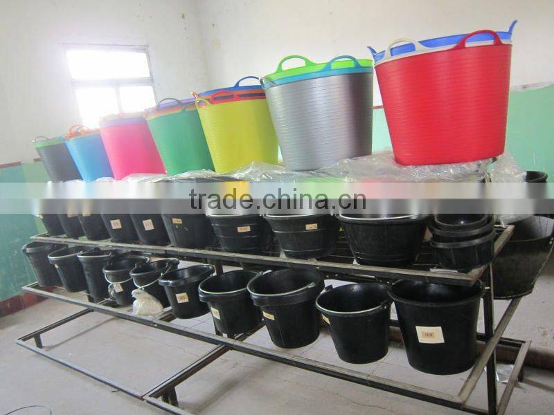 plastic storage buckets,flexible PE tubs,storage buckets