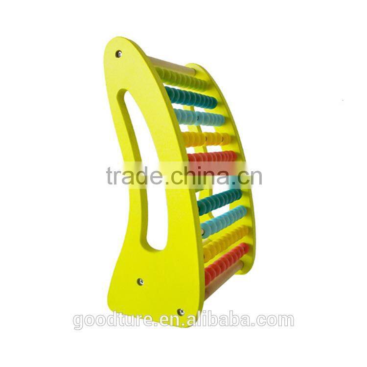 Wooden Abacus 10 Racks Beads Rack Colorful Beads