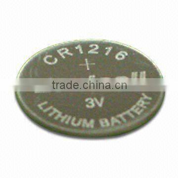 Top Quality Lithium 3V button battery CR1216 CR1220