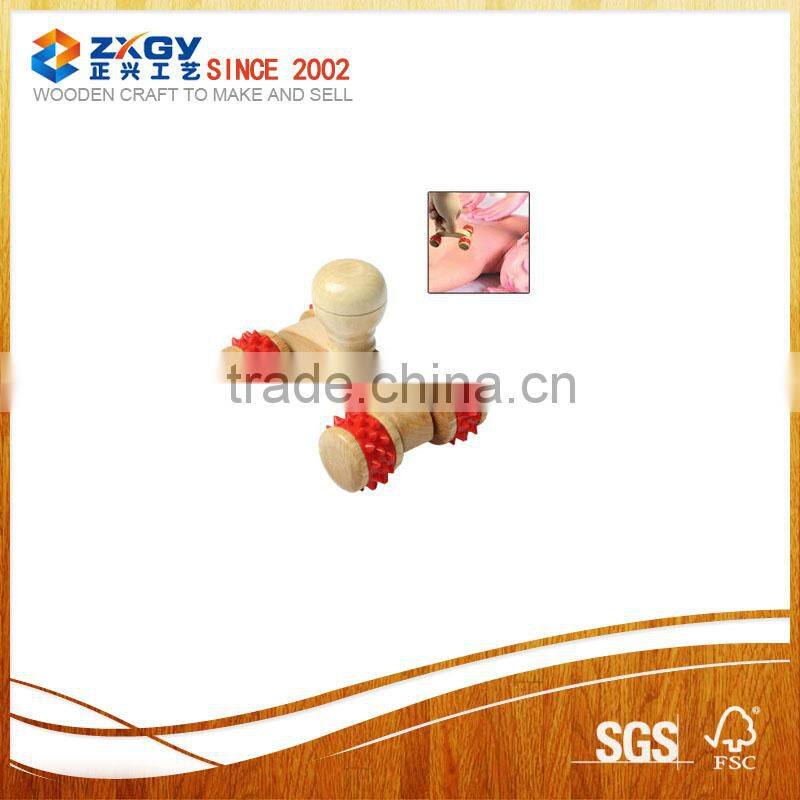 Promotional Body wooden massager / Wooden roller back massager/ Body massager