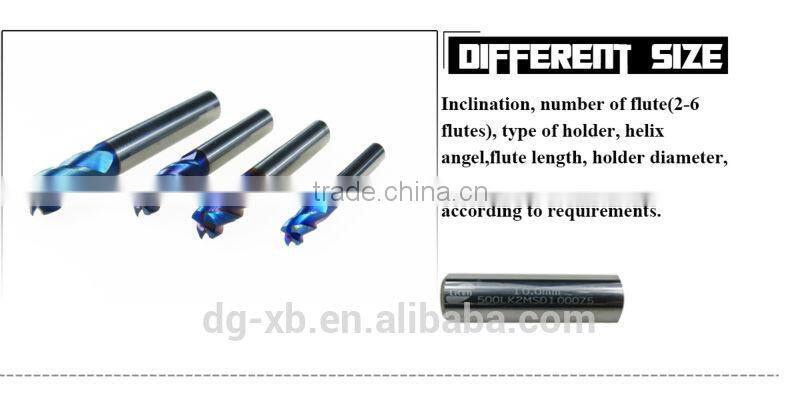 Tungsten Carbide ALTiN Coated High Precision CNC end mill bits