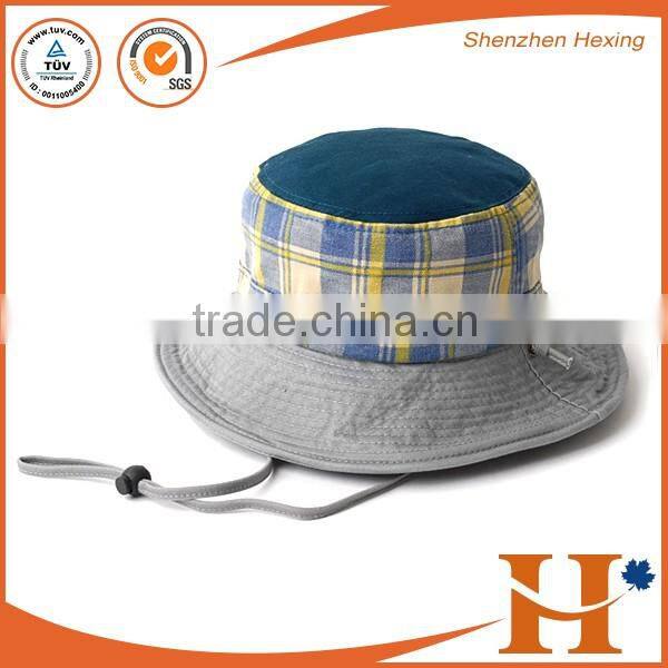 Fashion style custom bucket hat jean fishing hat leisure cap with factory price