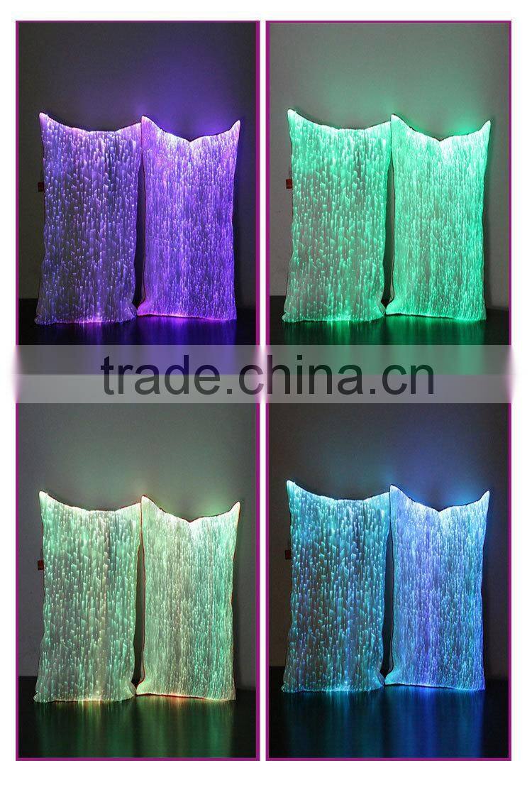 Luminous pillow cover light up pillow case covers decorative pillows covers
