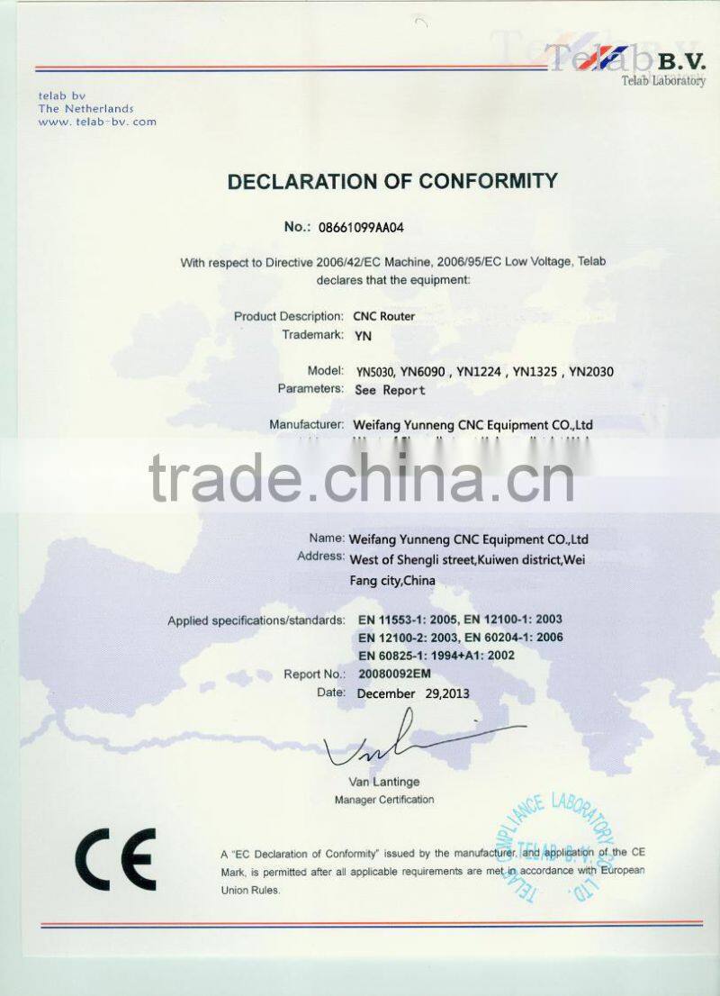 China supplier woodworking cnc router