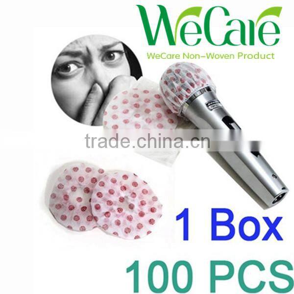 disposable PP nonwoven black microphone covers