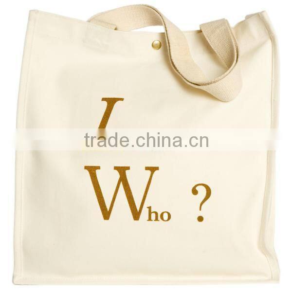 cotton canvas tote bag, custom tote bags promotion ,full color printing tote bag