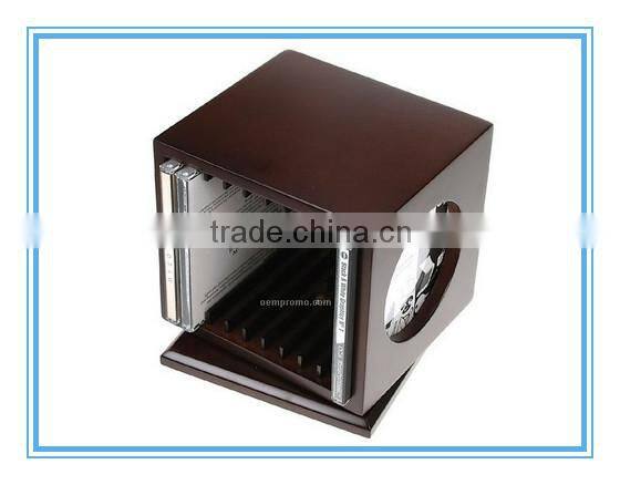 High-end beautiful wooden CD package box for sales