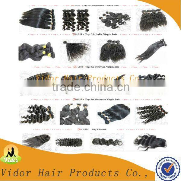 Unprocessed Virgin Brazilian Full Cuticle Afro Kinky Curly Clip On Hair Extension