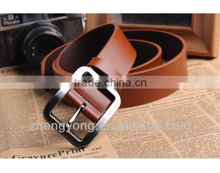 Fashion casual jeans unisex leather belt