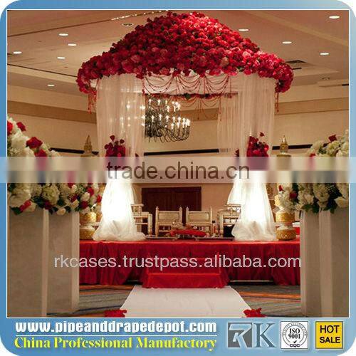 RK elegant freestanding system used pipe and drape for sale wedding pipe and drape fittings