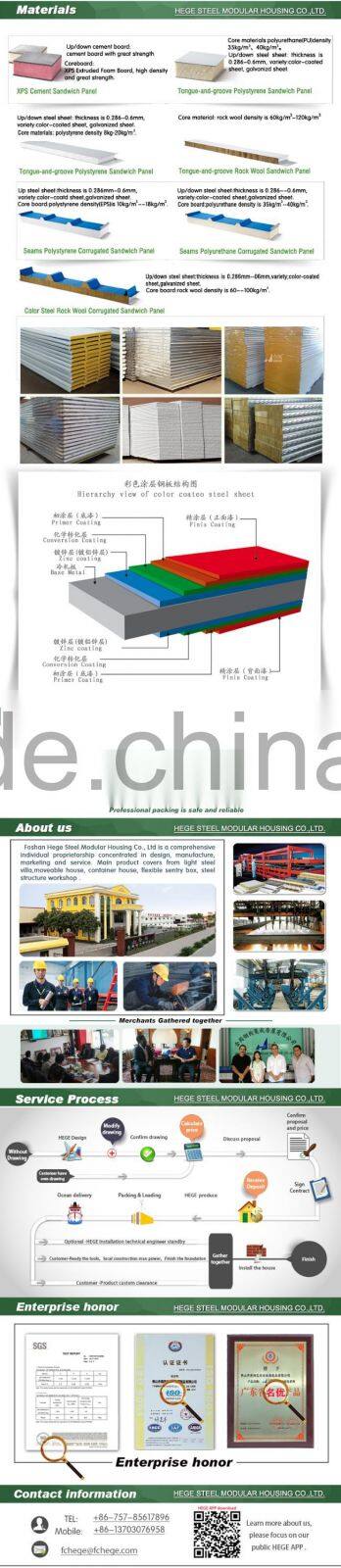 EPS steel Sandwich Panel for wall