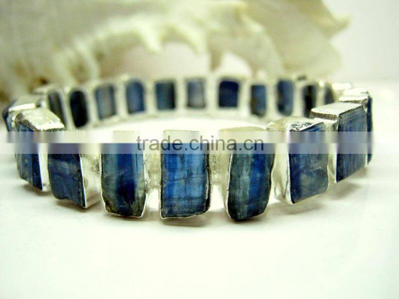 Ruby & Aquamarine Rough Natural Gemstones Rings, Matt Finish Adjustable Rings, 925 Solid Sterling Silver Rings