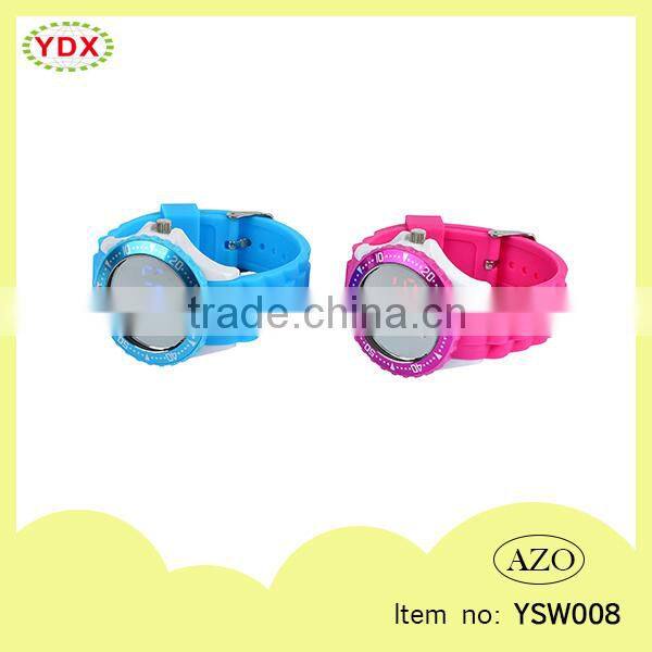 Top selling waterproof eco friendly silicone led watch
