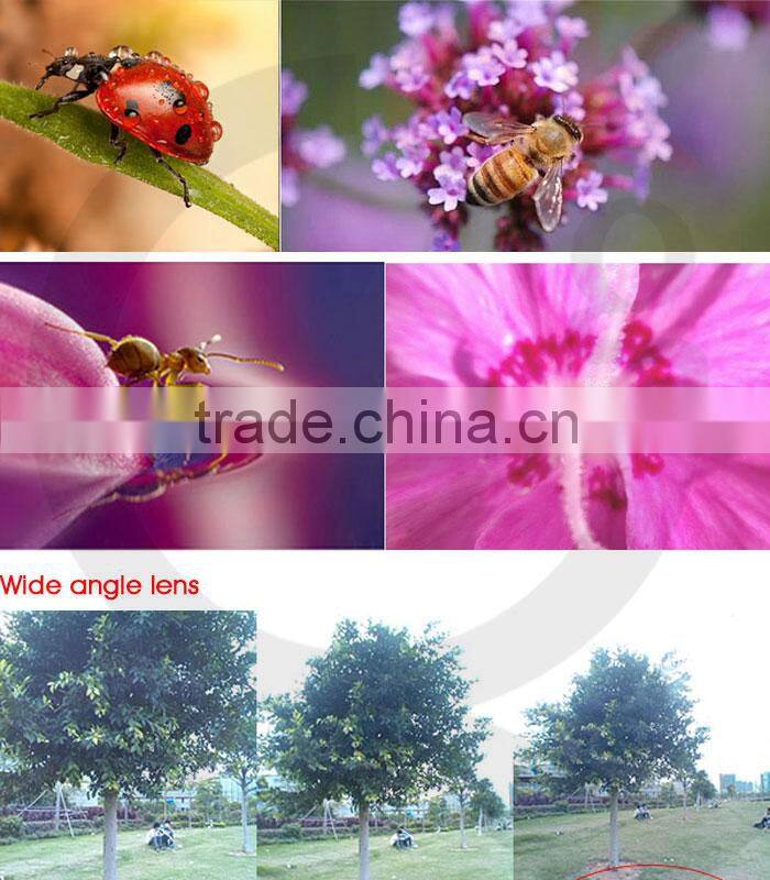 0.67x wide angle lens+macro lens selfie lense for iphone 6